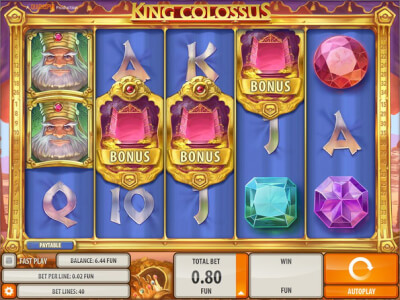 king colossus videoslot screenshot